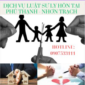 Dịch vụ luật sư ly hôn uy tín tại Phú Thạnh, Nhơn Trạch